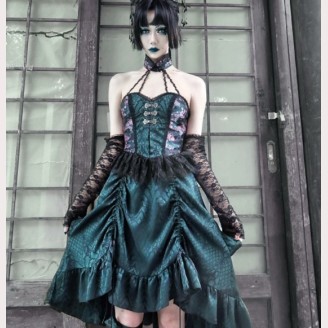 Serpent Gothic Dress by Blood Supply (BSY50)